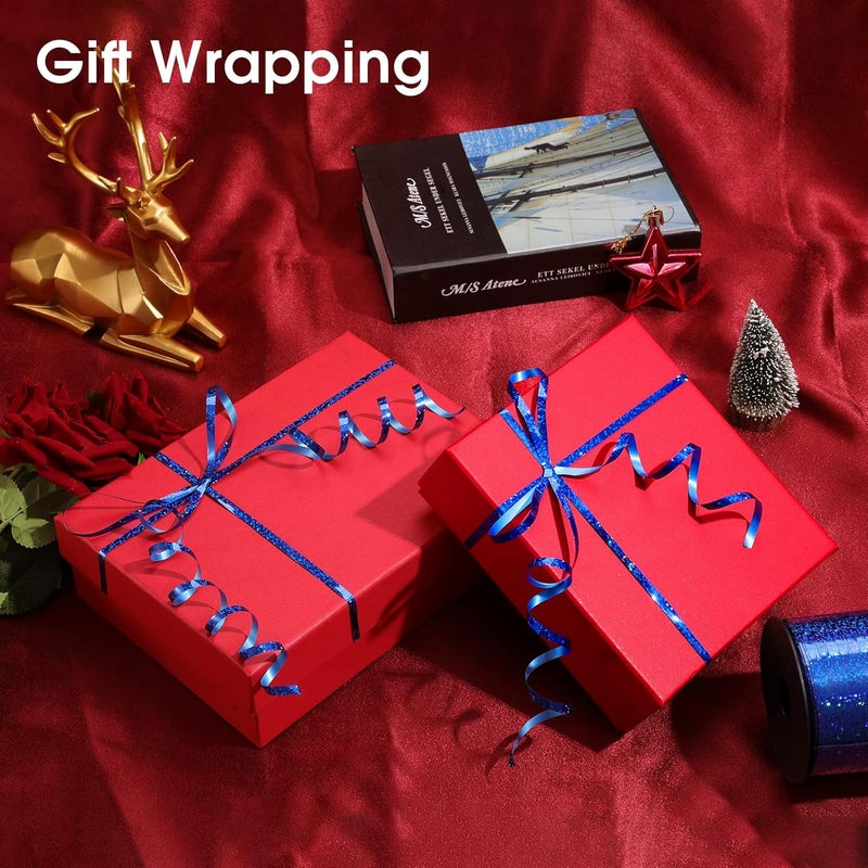 OMISELIO Blue Curling Ribbon, 500 Yard Blue Ribbon, Curling Ribbon for Gift Wrapping, Balloon Ribbon, Balloon String, Curly Ribbon, Thin Ribbon, 3/16" Ribbon for Baby Shower, Graduations, Christmas - Image 3